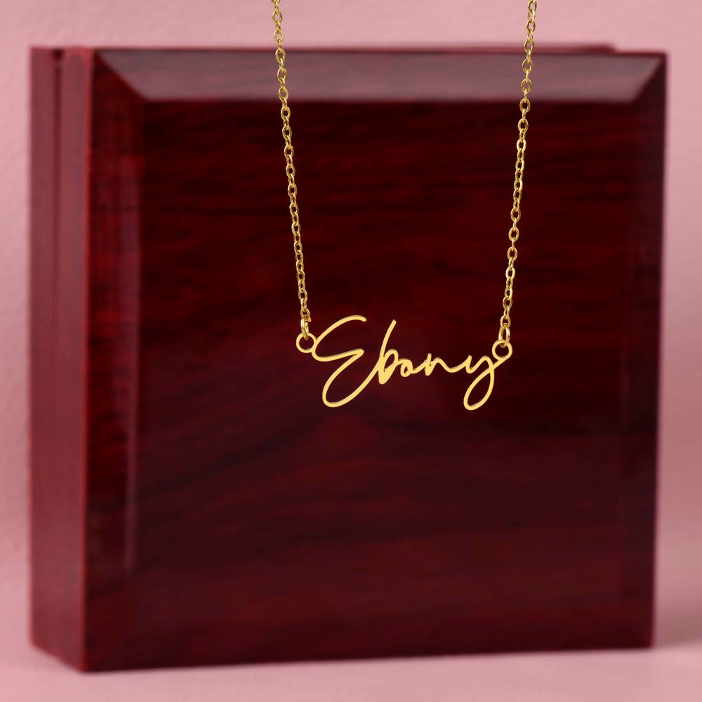 Signature Personalized Name Necklace