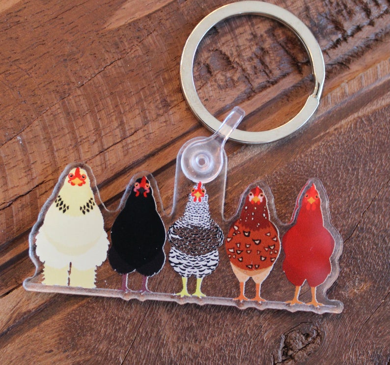 Chicken Key Chain
