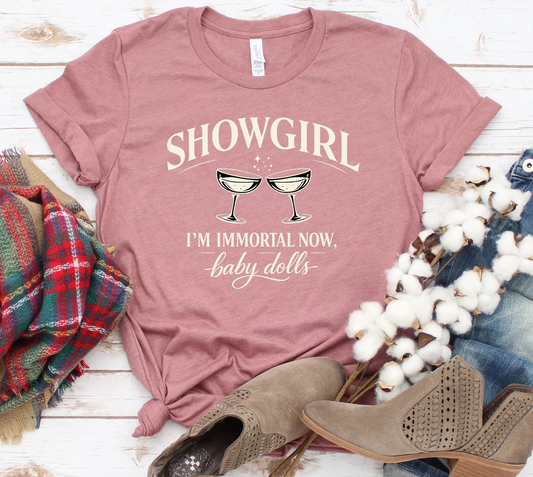 Showgirl Social Club Pullover Tee Shirt