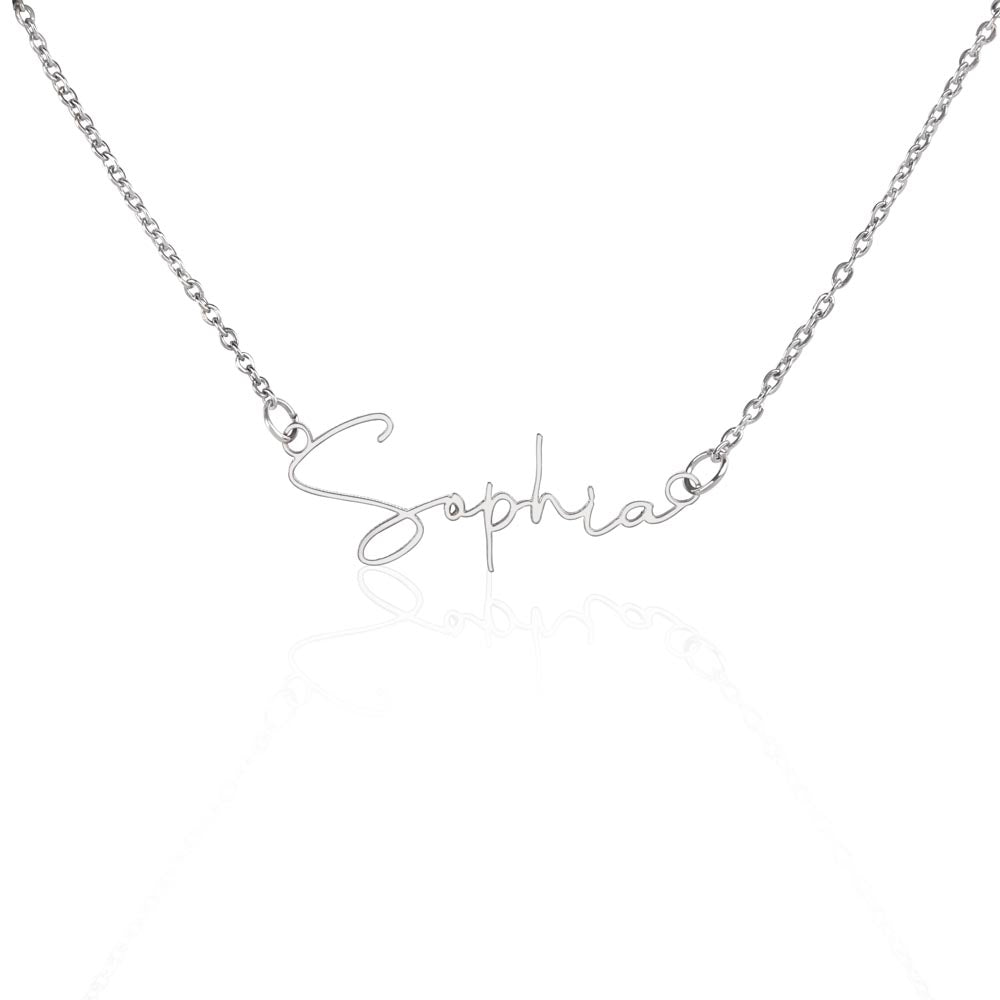 Signature Personalized Name Necklace