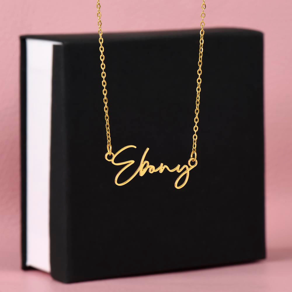 Signature Personalized Name Necklace