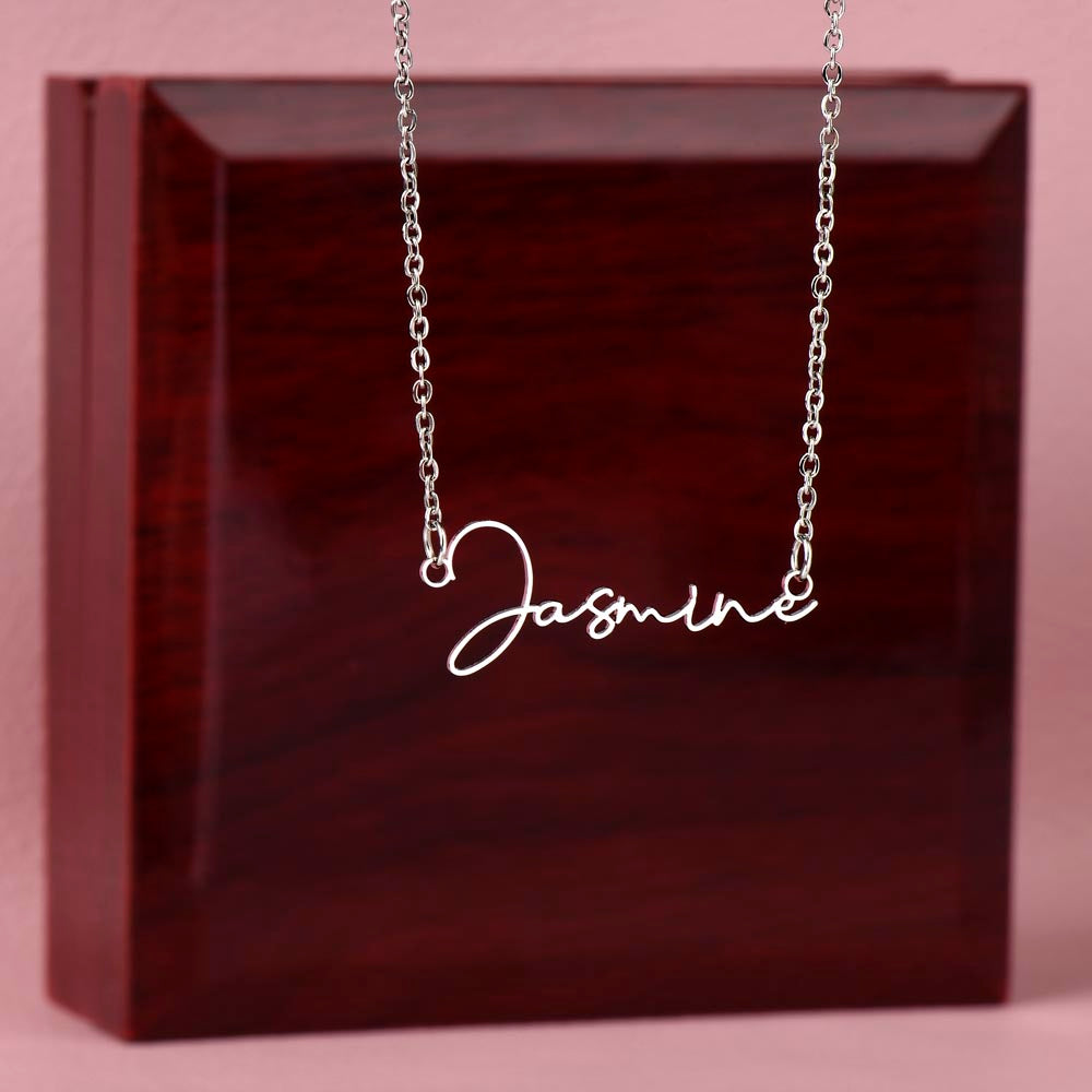 Signature Personalized Name Necklace
