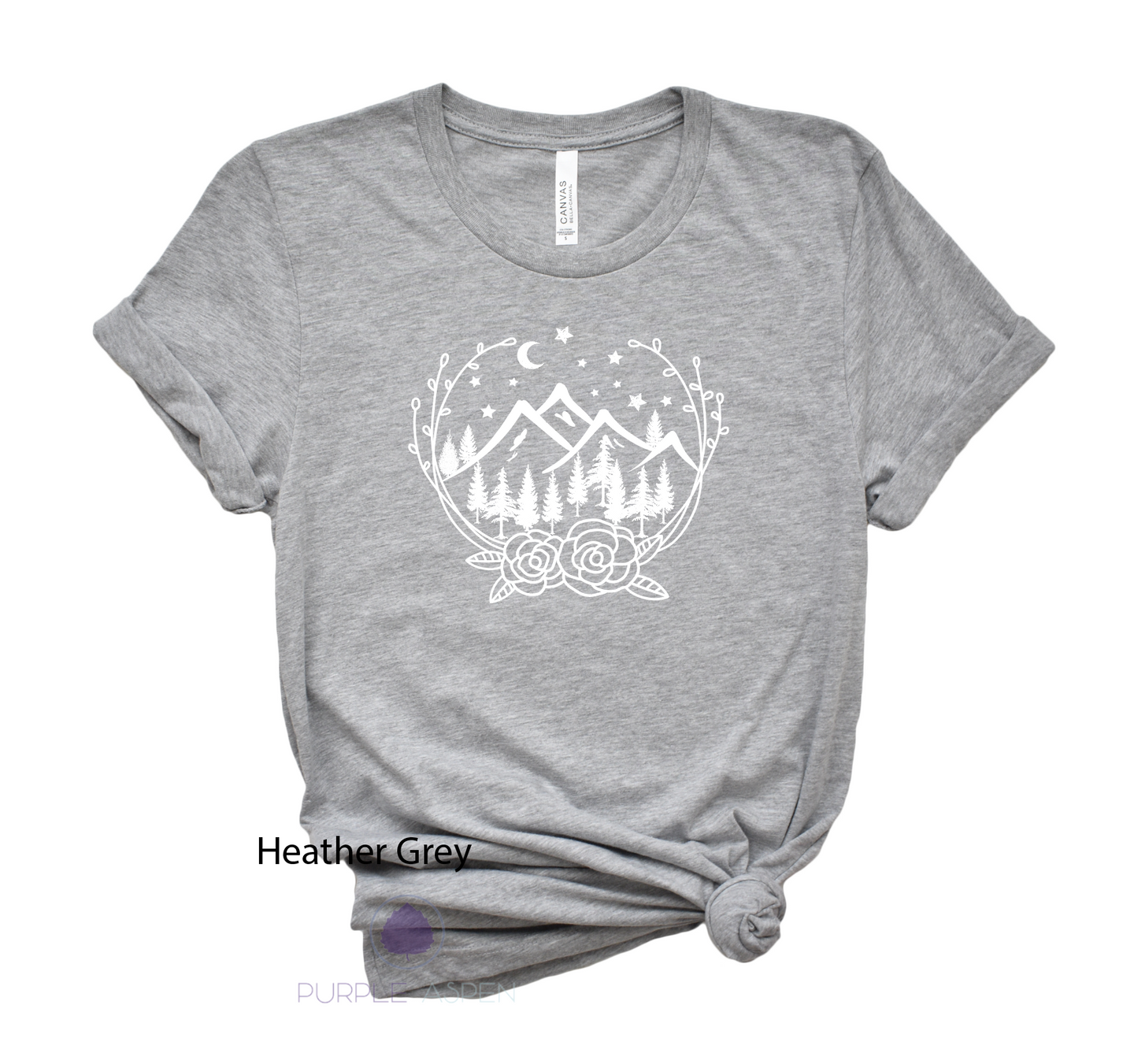 Mountain Scene Premium Tshirt