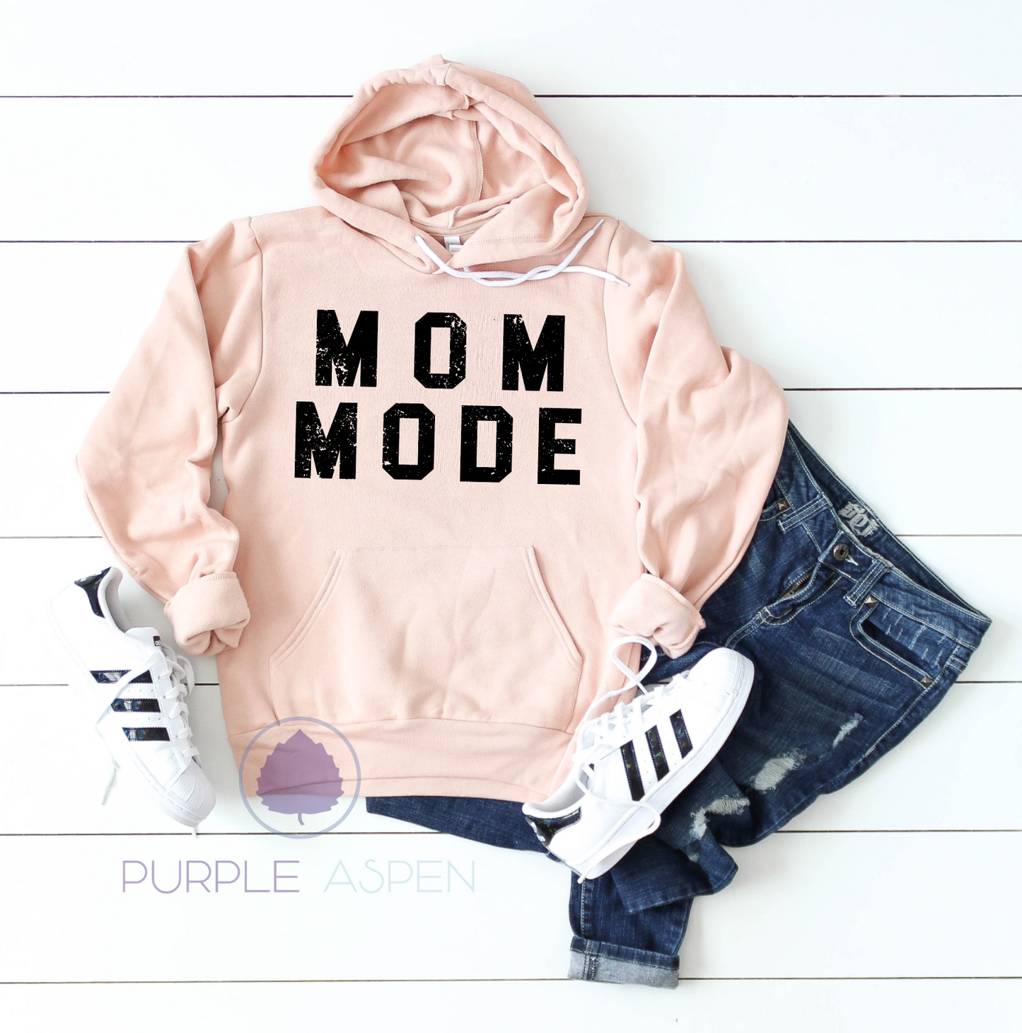 MOM MODE Hooded Sweatshirt