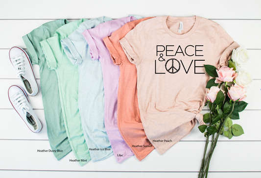 Peace & Love Premium Tee