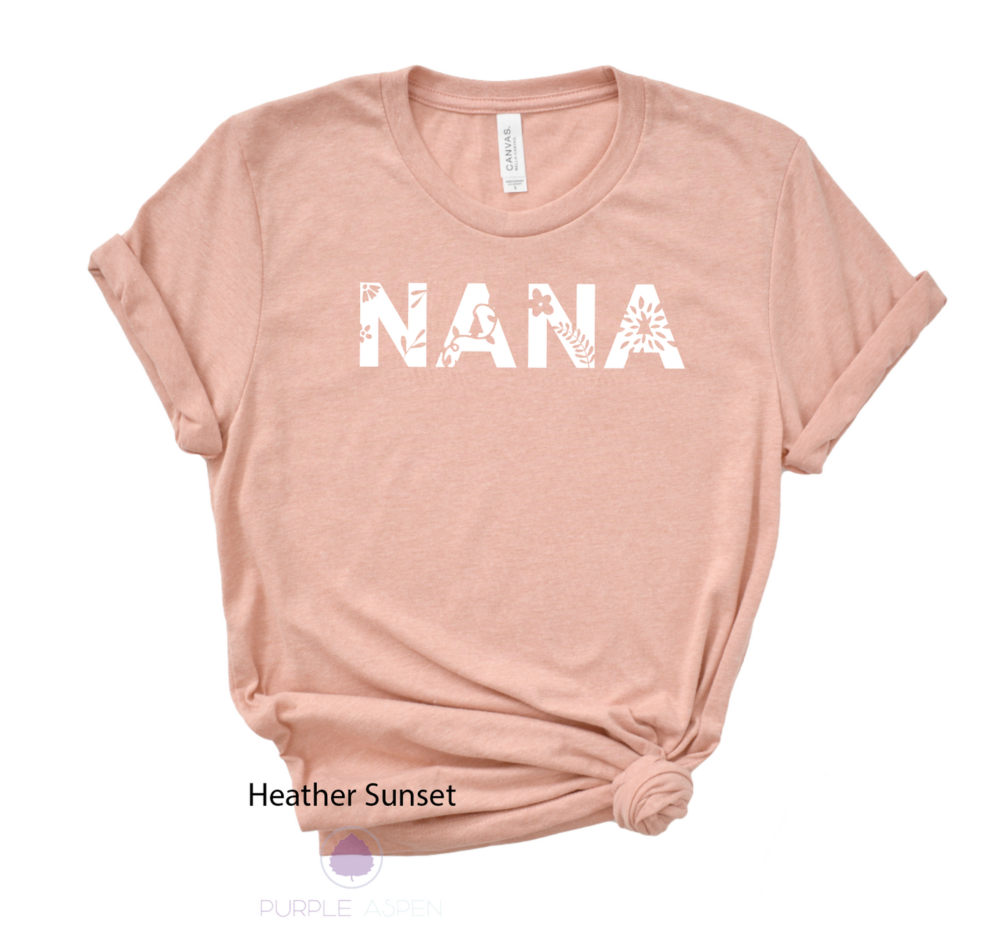 Nana Floral Premium Tshirt