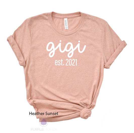 Gigi est. 2021 Premium Tshirt