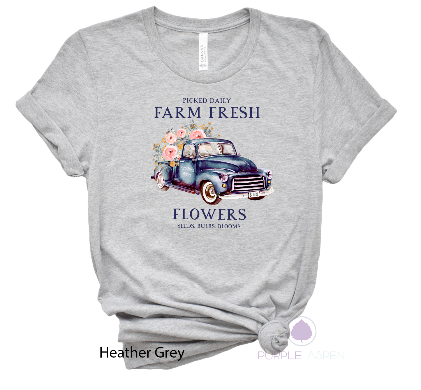 Farm Fresh Flowers Truck Tshirt