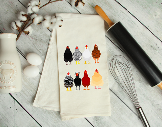 Chicken Tea Towel