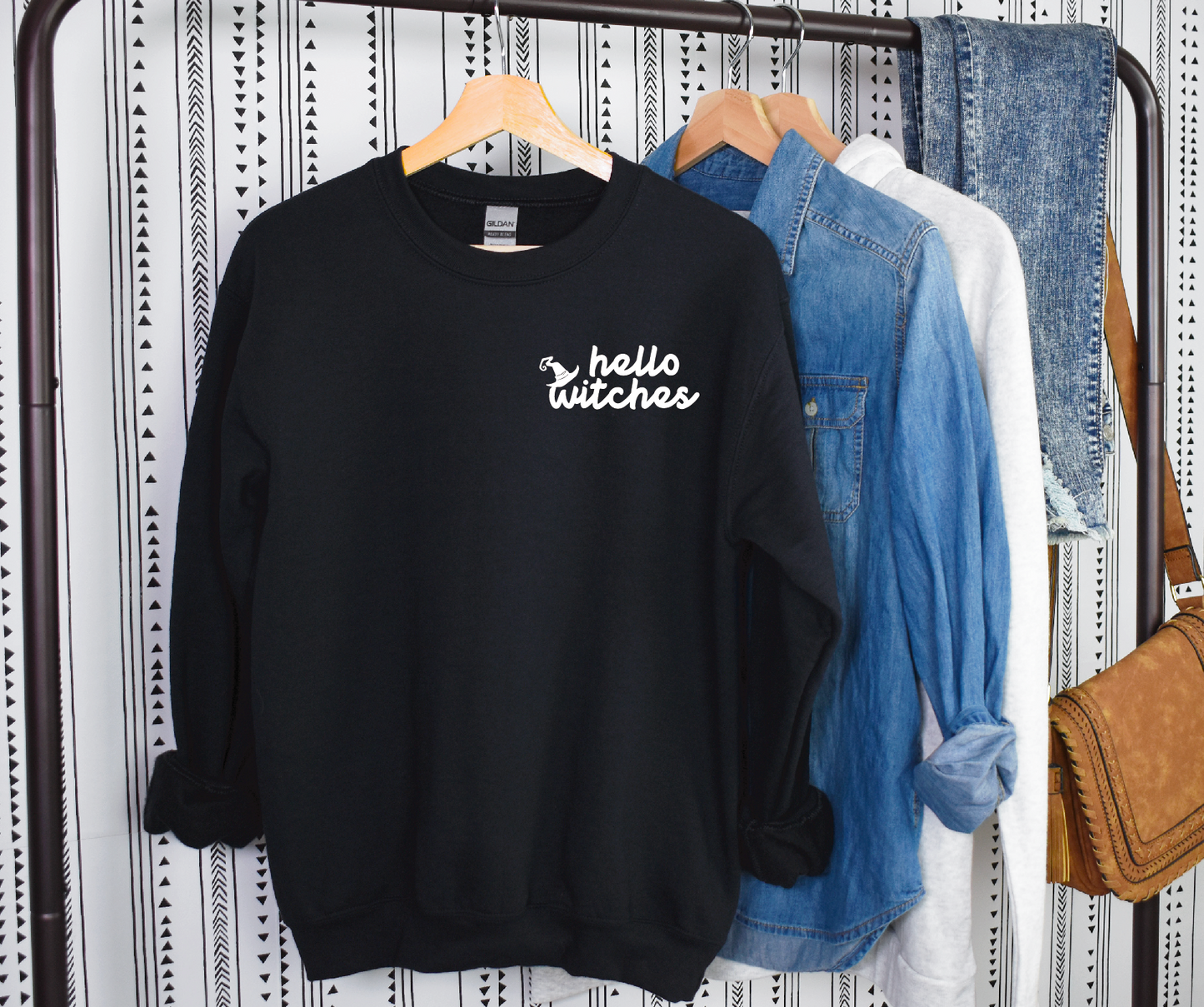 Hello Witches Pullover Sweatshirt