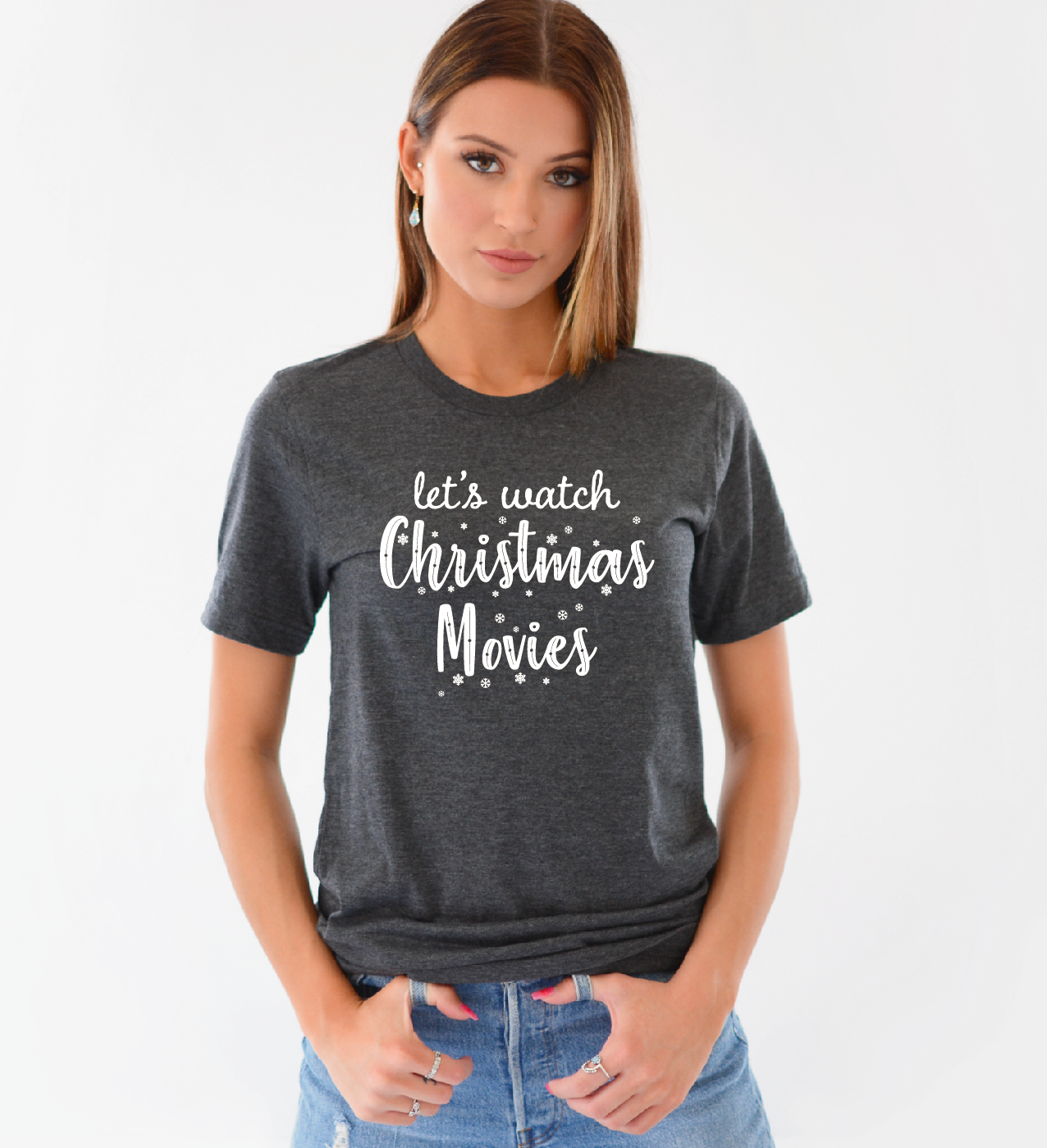 Let's Watch Christmas Movies Tee Shirt