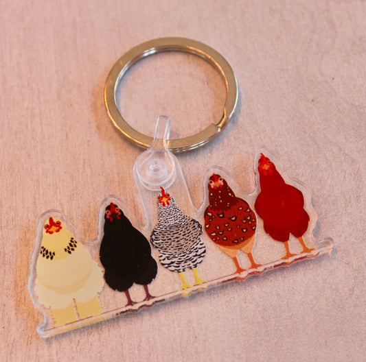 Chicken Key Chain
