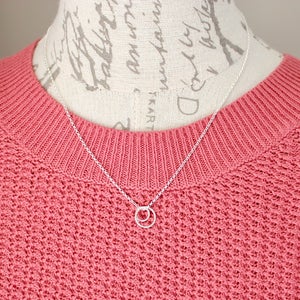 Sterling Silver Circles Necklace