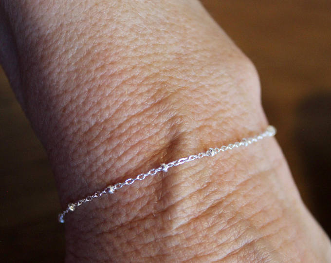 Simple Sterling Silver Bracelet