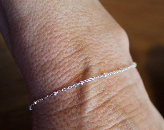 Simple Sterling Silver Bracelet